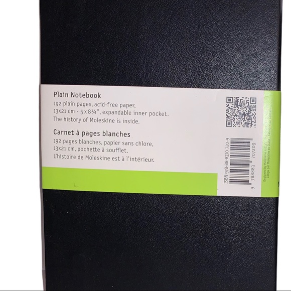 NWT Moleskine Soft Cover 192 Blank Page Classic Notebook - Picture 5 of 6